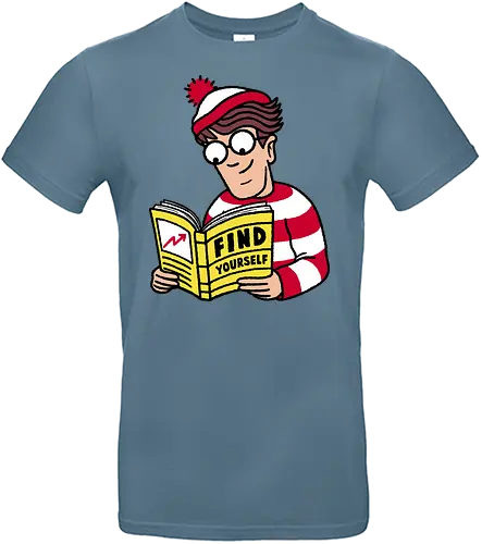 Find Yourself! - fun, waldo, comic, meme, Dummy - Standard T-Shirt