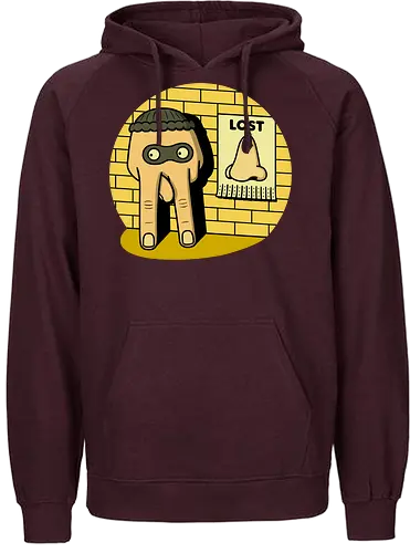 Lost Nose! - fun, joke, Got your nose, Nase geklaut, nase, hand, spaß - Fairtrade Hoodie