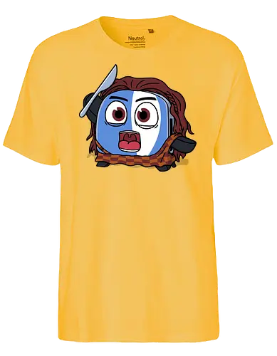 The Braveheart Toaster! - Brave, toaster, scotland, cartoon, fun, mashup - Fairtrade T-Shirt