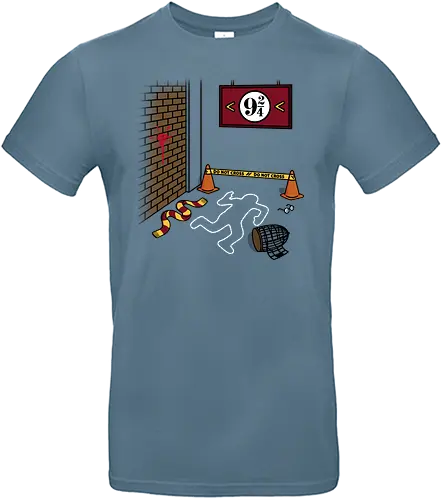Platform 9 2/4! - Train Station, Crime Scene, Accident, No magic, Trap, fun, movie - Standard T-Shirt