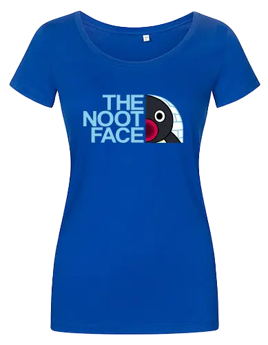 The Noot Face! - Noot, pinguin, Pingu, mashup, face - Women T-Shirt