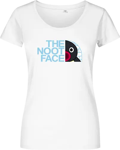 The Noot Face! - Noot, pinguin, Pingu, mashup, face - Women T-Shirt