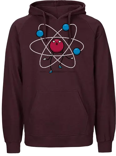 Chemi's Tricks! - science, atom, Neutron, Juggle, Jonglieren, fun, wissenschaft - Fairtrade Hoodie
