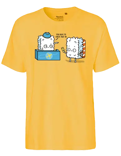 Sushi Check in! - sushi, check-in, flight, flug, flughafen - Fairtrade T-Shirt