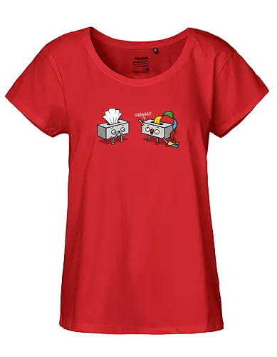 The Tissue Box Show! - clown, surprise - Fairtrade Girl Shirt