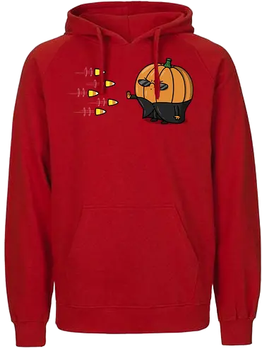 The Chosen Pumpkin! - pumpkin, Candycorn, mashup, matrix - Fairtrade Hoodie