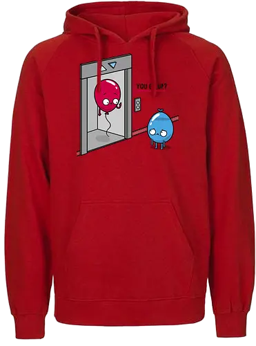 Elevator Question! - Balloons, Helium, Water Balloon - Fairtrade Hoodie