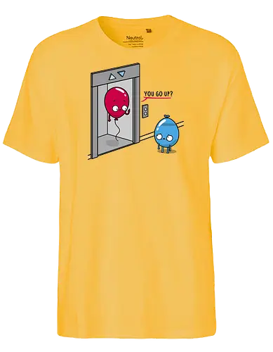 Elevator Question! - Balloons, Helium, Water Balloon - Fairtrade T-Shirt