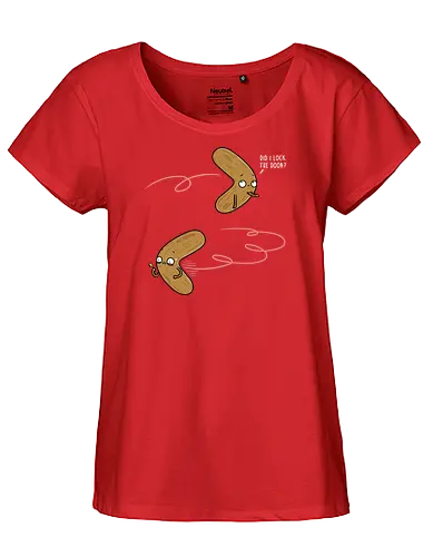 Insecure Boomerang! - Boomerang, key, Door - Fairtrade Girl Shirt