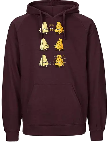 Cheeses Toasting! - cheese, beer, Cheers - Fairtrade Hoodie