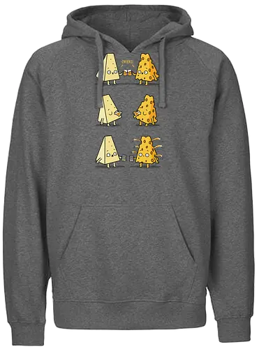 Cheeses Toasting! - cheese, beer, Cheers - Fairtrade Hoodie