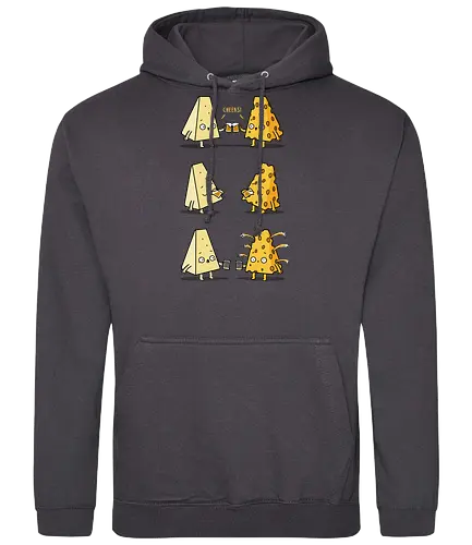 Cheeses Toasting! - cheese, beer, Cheers - Standard Hoodie