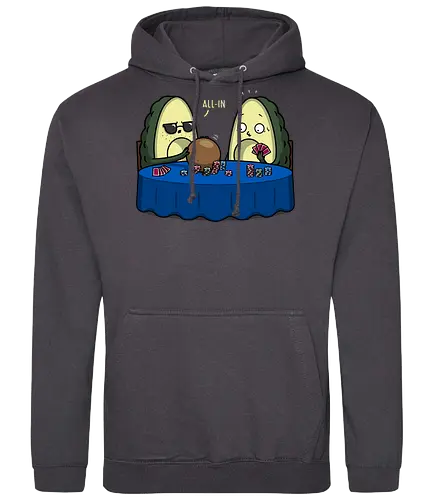 All-In! - avocado, poker, game - Standard Hoodie