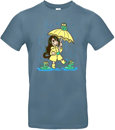 Best Frog Girl - Academia, Tsuyu Asui, Frog, Frosch, anime, Froppy, Rainy Sson Hero - Standard T-Shirt