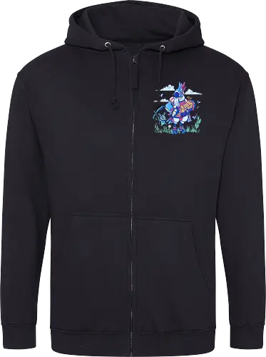 Play that Ancient Song - Breath, wild, Ancient Song, bird, music - Zip Hoodie