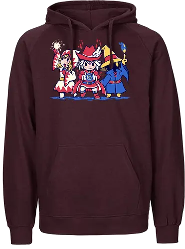 The Three Mages - mage, magier, wizard, final, fantasy, jrpg, rpg, Class - Fairtrade Hoodie