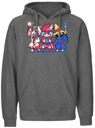 The Three Mages - mage, magier, wizard, final, fantasy, jrpg, rpg, Class - Fairtrade Hoodie