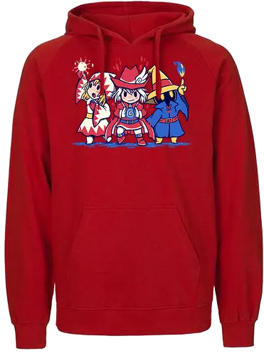 The Three Mages - mage, magier, wizard, final, fantasy, jrpg, rpg, Class - Fairtrade Hoodie
