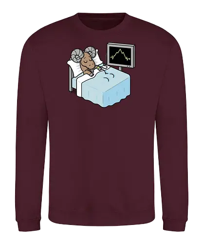 Mountain Heartbeat! - dream, goat, mountain - Sweatshirt