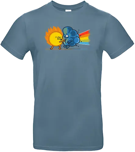 Sun Attack! - sun, cloud, rainbow, punch - Standard T-Shirt