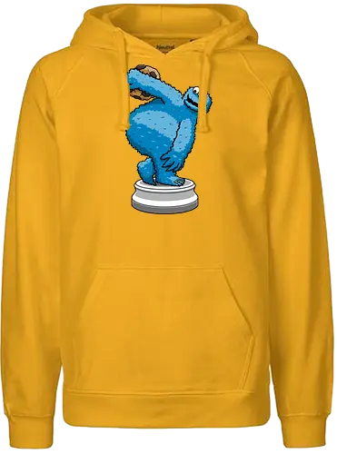 Cookiebolus! - cookie, monster, Throw, sports, Diskus, Discus - Fairtrade Hoodie