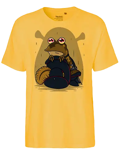 Toad in Boots! - kröte, puss in boots, cute - Fairtrade T-Shirt