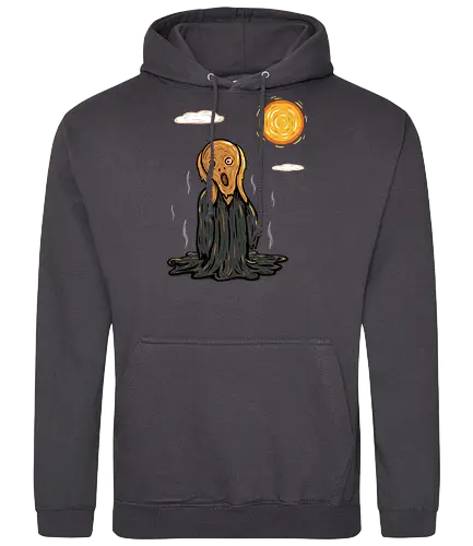 The Scream of Summer! - Melting, Munch, sun, hot - Standard Hoodie