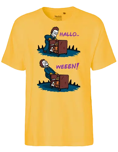 Halloweeen! - Michael, Meyers, horror, homer - Fairtrade T-Shirt