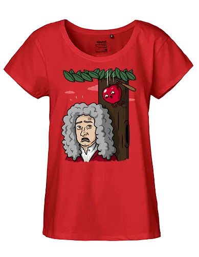 Extreme Gravity! - Newton, apple, fall - Fairtrade Girl Shirt