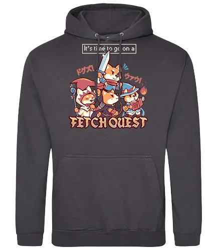 Fetch Quest - dog, doggo, hund, magier, Magician, Fetch, quest - Standard Hoodie