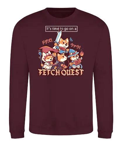 Fetch Quest - dog, doggo, hund, magier, Magician, Fetch, quest - Sweatshirt