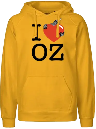 I love OZ! - oz, magic, magier, tinman - Fairtrade Hoodie