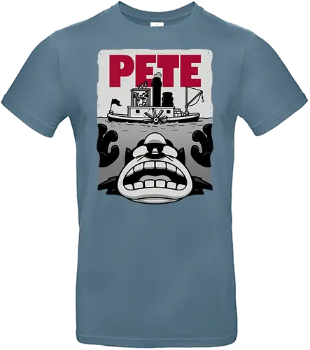 Pete! - cat, mouse, cartoon, mashup, stmboat - Standard T-Shirt