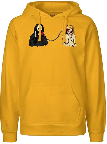 Scary Call! - horror, Phone, scrm - Fairtrade Hoodie
