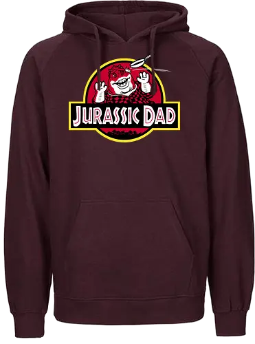 Jurassic Dad! - jurassic, dino, dinosaur, 90s - Fairtrade Hoodie
