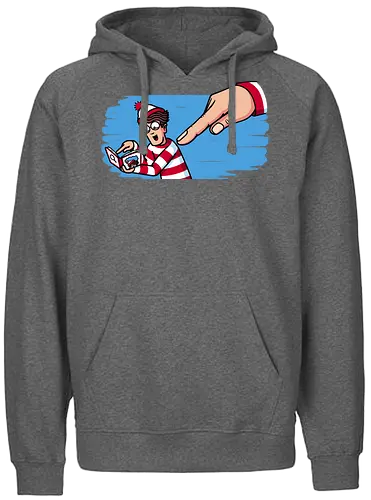 Finder Found! - waldo, suche, finden, wimmel - Fairtrade Hoodie
