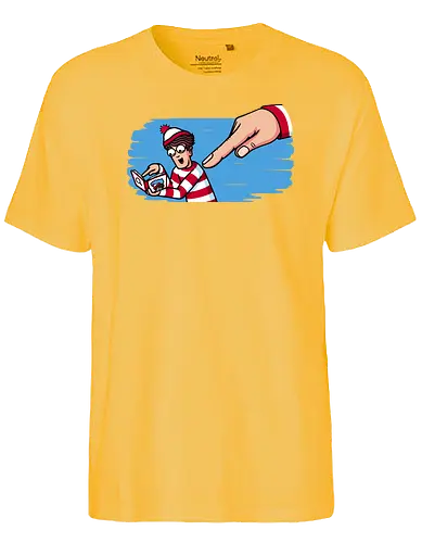 Finder Found! - waldo, suche, finden, wimmel - Fairtrade T-Shirt
