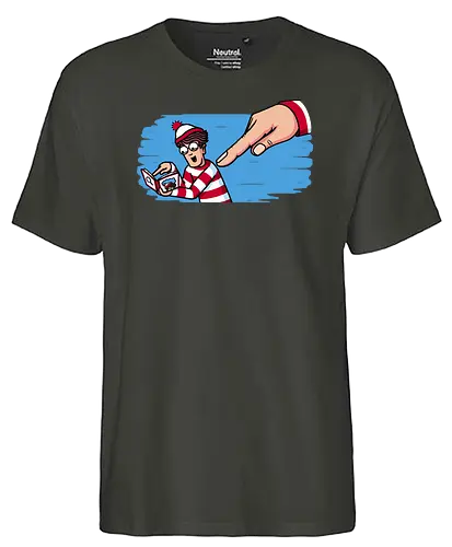 Finder Found! - waldo, suche, finden, wimmel - Fairtrade T-Shirt