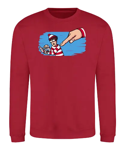 Finder Found! - waldo, suche, finden, wimmel - Sweatshirt