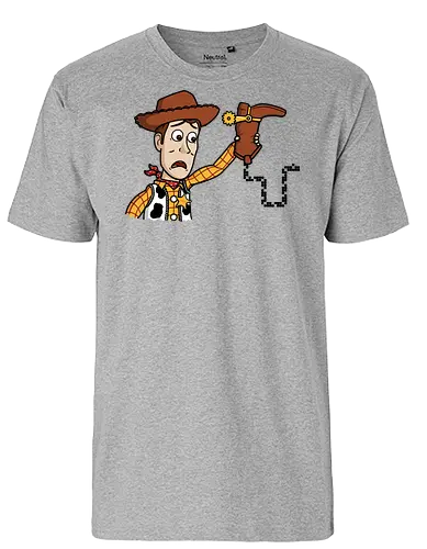 Snake in a Boot! - woody, snake - Fairtrade T-Shirt