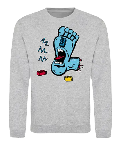 Skater Foot! - addams family, play - Sweatshirt