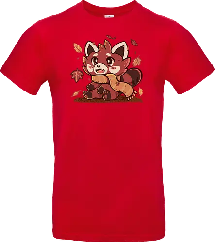 Fallen Leaves Red Panda