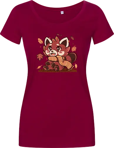 Fallen Leaves Red Panda