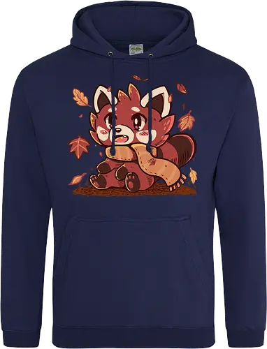 Fallen Leaves Red Panda