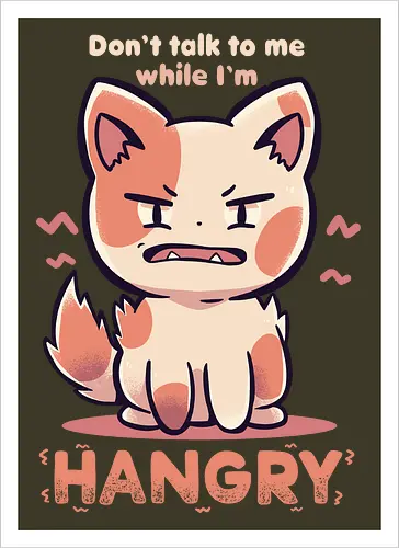 Don't Talk to me While I'm HANGRY