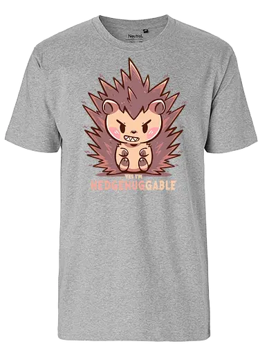 Hedgehuggable - hedgehog, igel, Quill, Hugs - Fairtrade T-Shirt