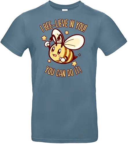 Bee Lieve in Yourself - bee, Biene, positive - Standard T-Shirt