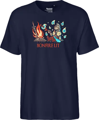 Cute Lit by the Bonfire