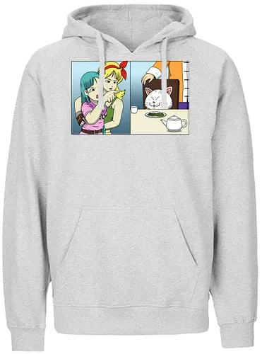 Girl Yelling at cat - meme, Girl yelling at cat, mashup, anime, manga - Fairtrade Hoodie