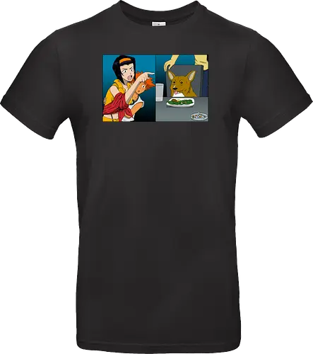 Woman Yelling at a Data Dog
